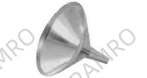 FUNNEL STAINLESS STEEL DIAM 120MM
