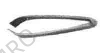 TWEEZERS BONE STAINLESS STEEL, 120MM