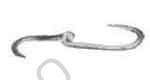 MEAT HOOK GALV SWIVEL 300MM