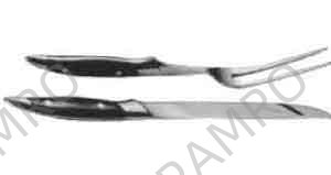 MEAT CARVING KNIFE & FORK SET