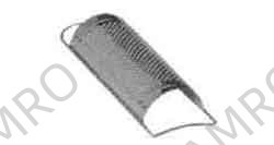 CHEESE GRATER TIN PLATED HALF-ROUND CUT 80X155MM