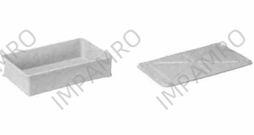 FOOD STORAGE BOX PLASTIC W/COVER 685X425X160MM 36.2LTR