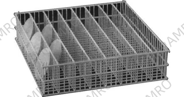 RACK TABLEWARE STEEL WIRE W/PLASTIC COATED 500X250X120MM