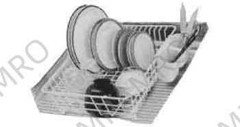 RACK DISH DRAINER STEEL WIRE W/PLASTIC COATED 420X340X125MM