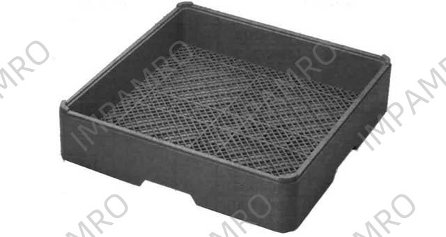 RACK OPEN DISH WASHER PLASTIC, 500X500X130MM
