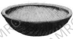 BASKET BAMBOO RICE ROUND 540MM DIAM