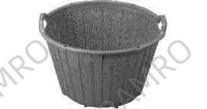 BASKET ROUND DEEP PLASTIC 400MM DIAM