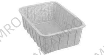 BASKET SQUARE DEEP PLASTIC 230X300X10MM