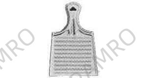 GRATER WITH GRIP ALUMINIUM 170X260MM