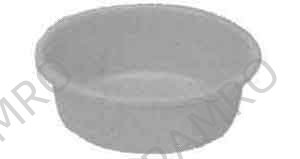 WASH BASIN PLASTIC 500MM DIAM 24LTR