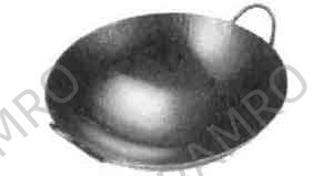 COOKING PAN CHINESE STEEL DIAM 480MM