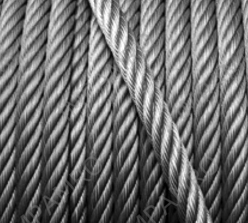 ROPE MOORING BUOYANT WINCHLINE, 6-STRAND 6-1/2"CIRX220MTR