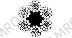 ROPE WIRE GALV 6XWS(26)FC, JIS-A 10MM DIAX200MTR W/CERT.