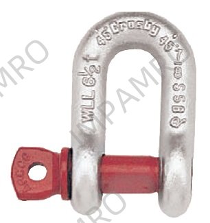 CROSBY, FORGED CHAIN SHACKLE, (SC) SCREW PIN TY, S-210, UNGALV, 1′