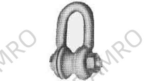 SHACKLE ROLLER 25MM SWL 2TON