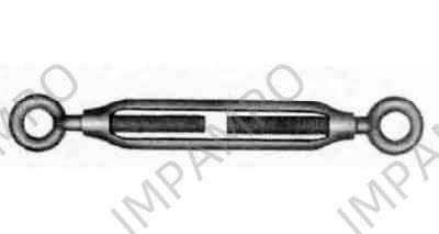 TURNBUCKLE FRAME BLACK, EYE&EYE 25MMX345MM