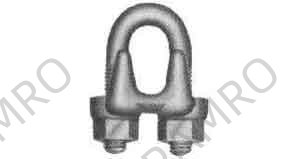 WIRE CLIP DROP-FORGED JIS-F, (EX.FR) BLACK 16MM