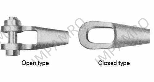 WIRE ROPE SOCKET CLOSED TYPE, FOR 63MM DIAM