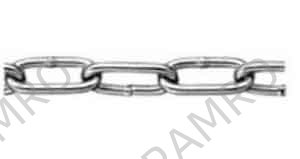 CHAIN S. STEEL HEAVY LINK, BODY DIAM 5MM 27 X 8.0MM