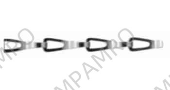 CHAIN STAINLESS STEEL SASH, THICK 0.7MM 14.8X2.7X6.4MM