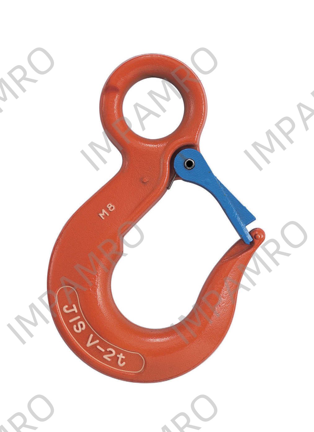 HOIST EYE HOOK WITH LATCH, SWL 1TON