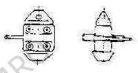 TWIST LOCK GALV MODEL TS-18-5, LEFT HAND LOCK B/L 50TON