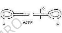 LASHING ROD SINGLE LB-1-20S, ROD DIA 20MMXL4580MM B/L 32TON