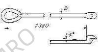 LASHING ROD CROSS LB-2-23S, ROD DIA 23MMXL2380MM B/L 42TON