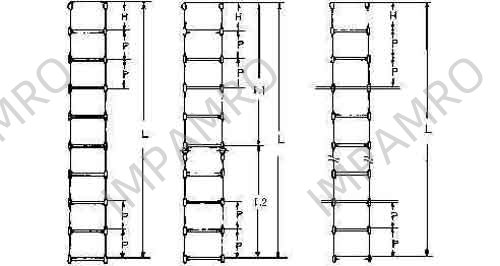 LADDER ROPE ALUMINIUM ALLOY, WITH FURTHER DETAIL
