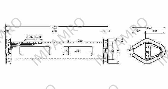 ROPE LADDER STEP ALUM-ALLOY, GS-C