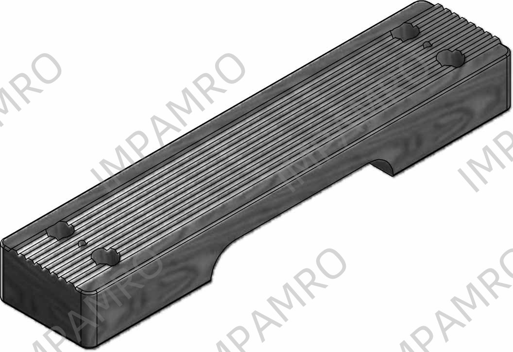 STEP WOOD REGUAR FOR MED/USCG, NORMALISATION 525X115X63MM