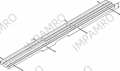 SPREADER WOOD REPAIR MED/USCG, NORMALISATION 1800X115X63MM