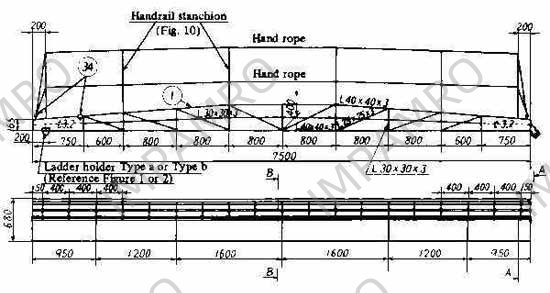 LADDER WHARF STEEL, WITH FURTHER DETAIL