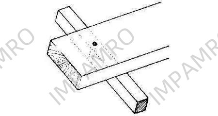 STAGE 300X40X4000MM, WITH TRANSVERSE BEARER