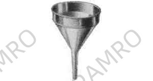 OIL FUNNEL GALV W/STRAINER, 225MM DIAM