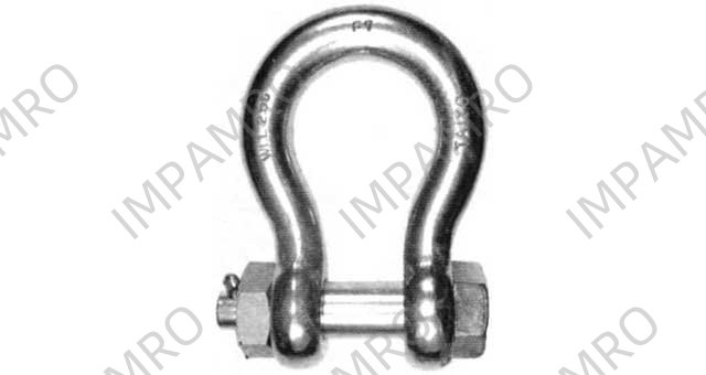 SHACKLE BOW HEX HEAD BOLT, S. STEEL BB 26MM SWL 4.0TON