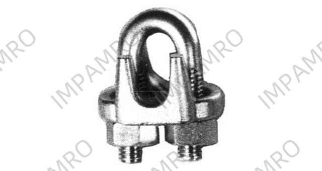 WIRE CLIP STANDARD S.STEEL, 5MM
