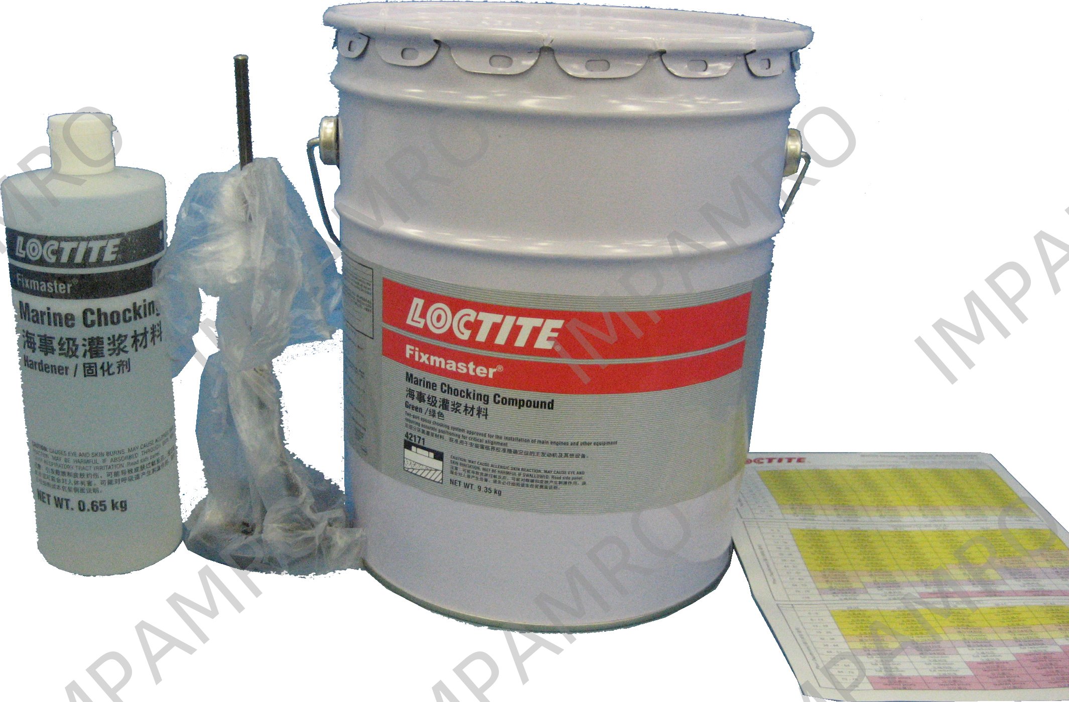 FLOORING & GROUT LOCTITE, PC7202 GREEN 3.8LTR