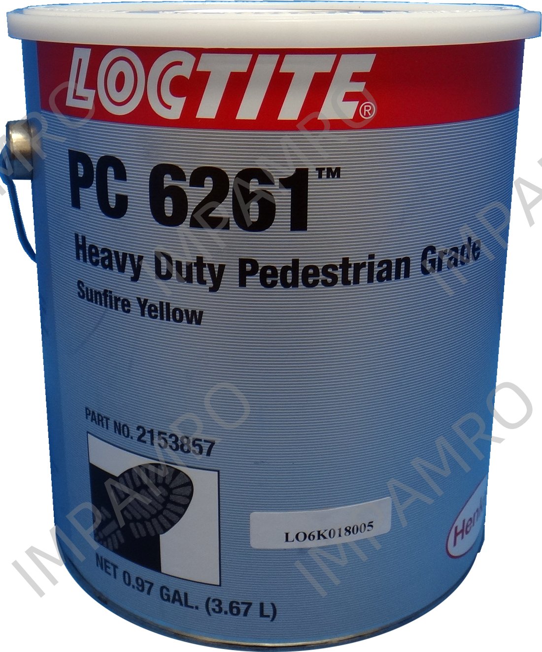 COATING ANTISLIP LOCTITE 96261, PC6261HDP GREY 0.95GAL