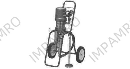 PAINT SPRAY AIRLESS AIR-POWERD, GRACO PRESIDENT SD CART 30:1