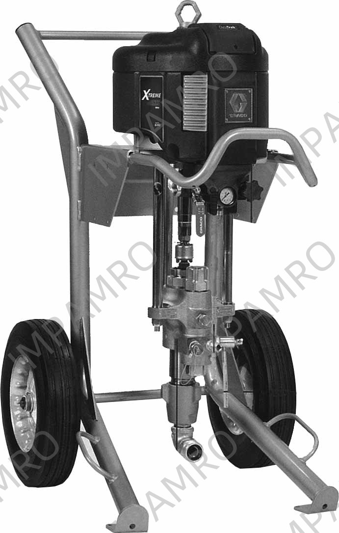 PAINT SPRAY AIRLESS AIR-POWERD, GRACO EXTREME L WT CART 40:1