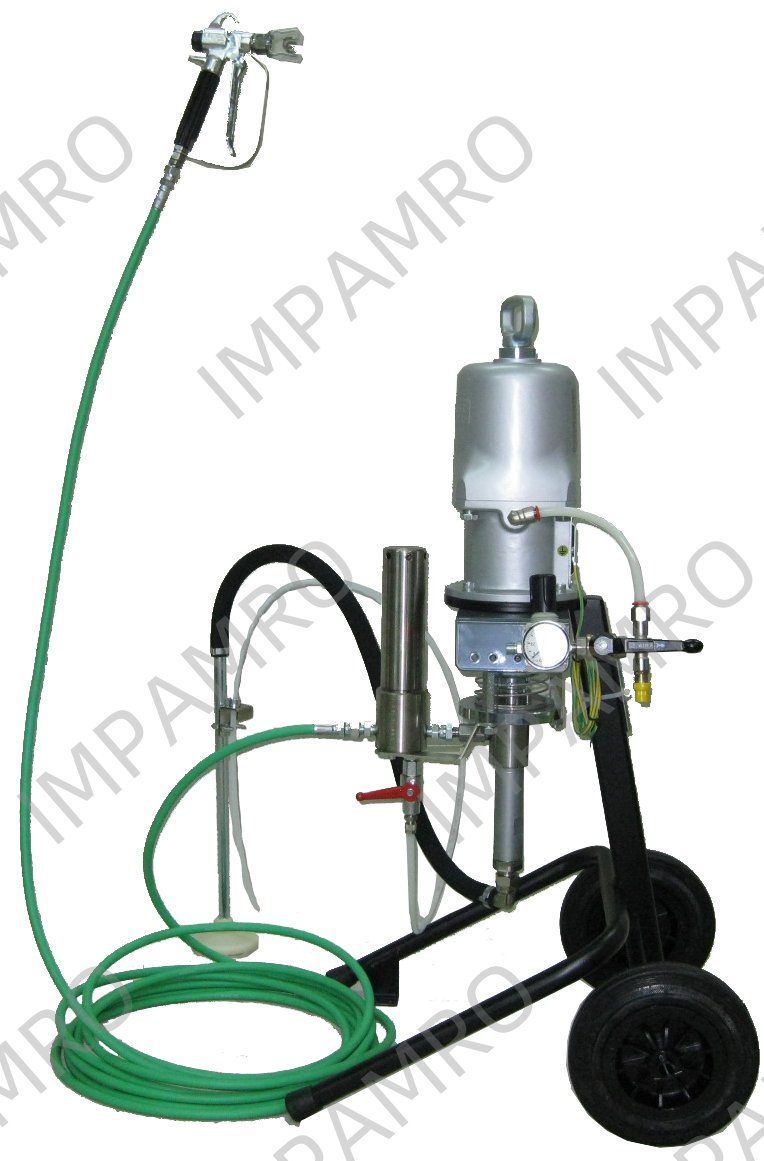 AIRLESS PAINT SPRAY CART TYPE, IWATA ALS-653 PUMP RATIO 45:1