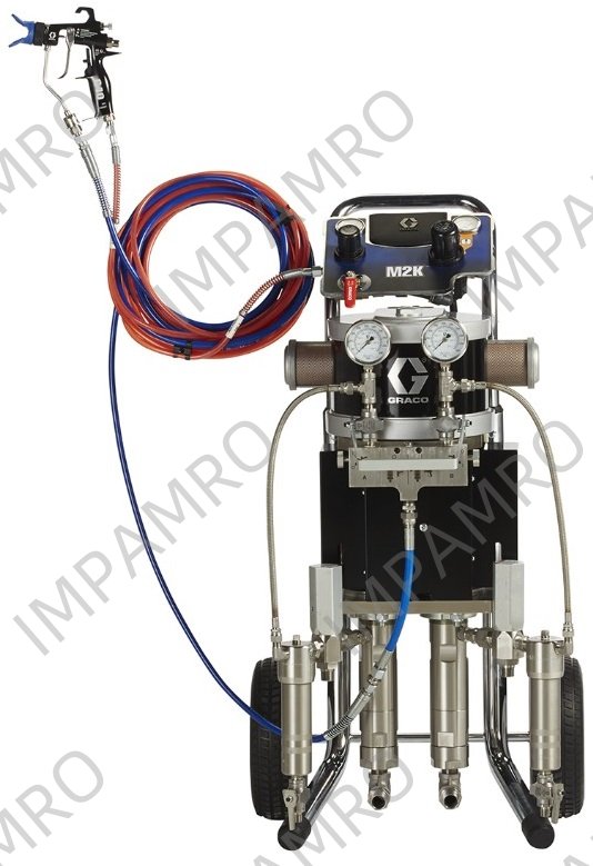 SPRAYER FINISHING GRACO M2K, CART MOUNT 5:1 193BAR #24V896