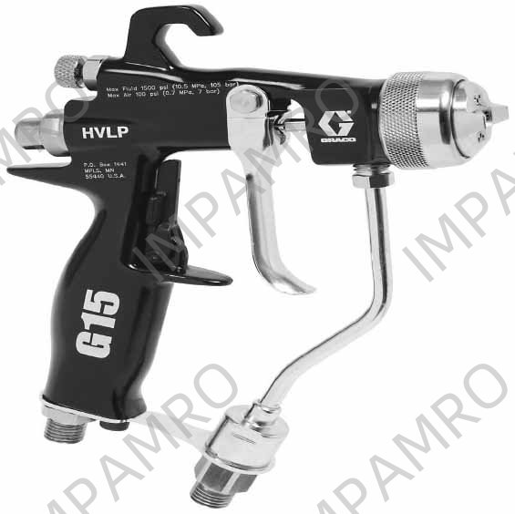 GUN AIR-ASSIST SPRAY GRACO G15, W/ACETAL SEAT #24C854