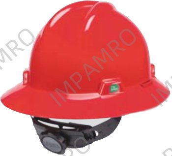 HAT SAFETY V-GARD GREEN HIGH, DENSITY POLYETHYLENE GREEN