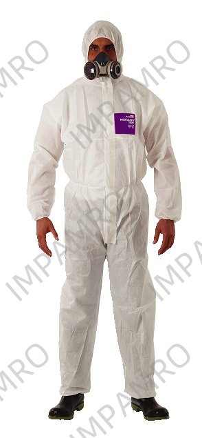 WORKWEAR PROTECTIVE SMS FABRIC, MICROGARD 1500 NAVY BLUE L