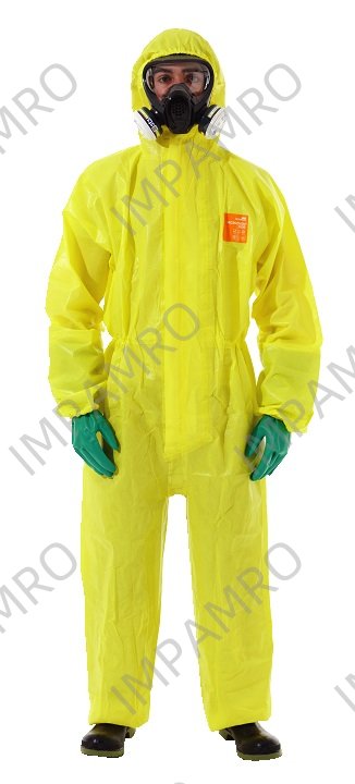 WORKWEAR FLEX. 3 LAYER FABRIC, MICROCHEM 3000 YELLOW S