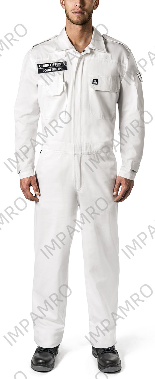 BOILERSUIT COTTON UVPROTECTION, WHITE S