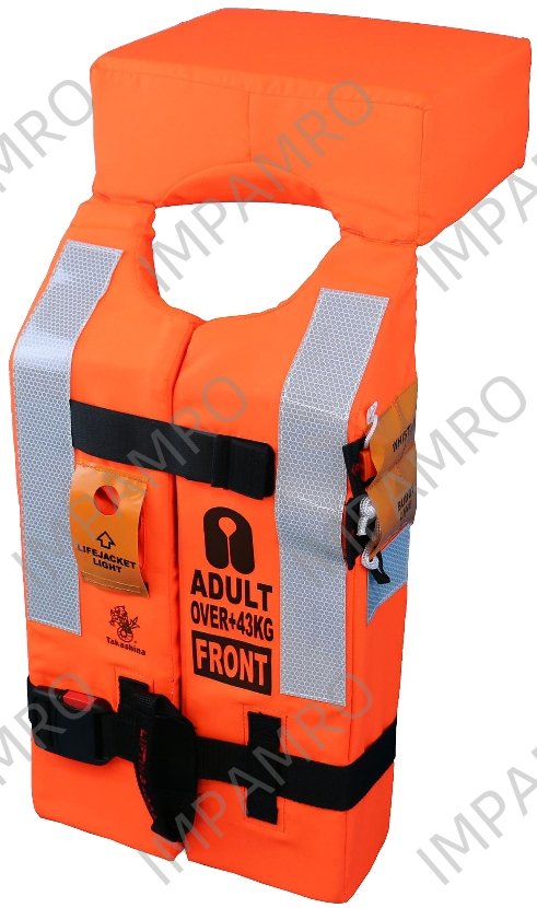 LIFE JACKET WITH WHISTLE, FOR ADULT USCG APPROVED
