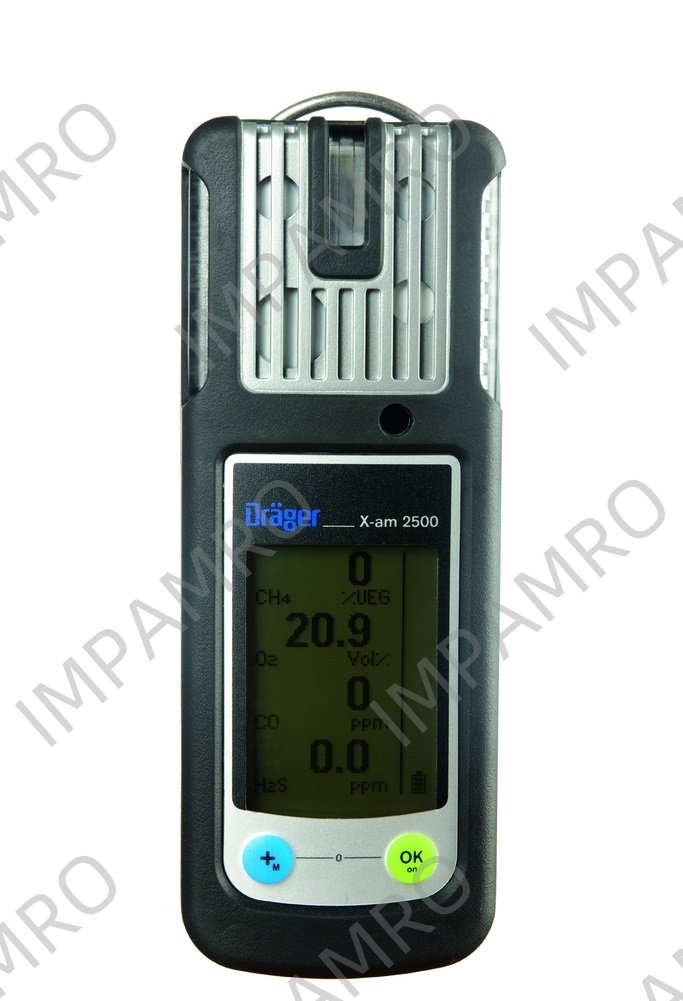 DETECTOR GAS FLAMMABLE & O2, PERSONAL DRAEGER X-AM 2500